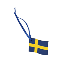 Flagga med band Svensk