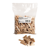 Träplugg 6 x 30 mm spiral 200-pack