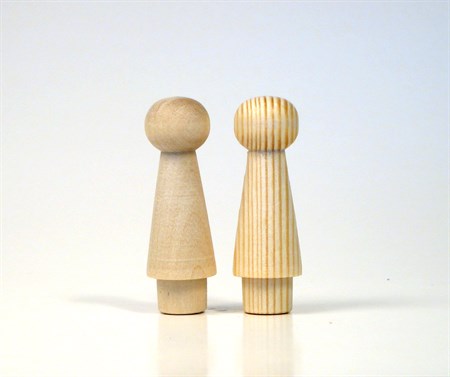 Hängareknopp björk 17 x 43 mm