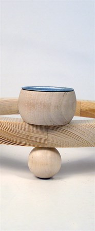 Bordskrans för värmeljus natur