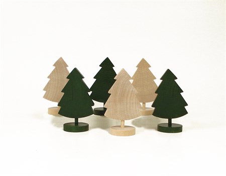 Gran natur med fot. 115 mm.