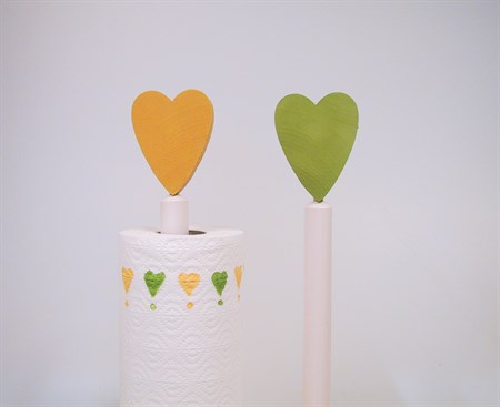 Hjärta till hush.rullehållare