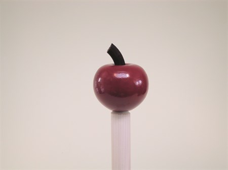 Äpple 65 mm t hållare röd lack