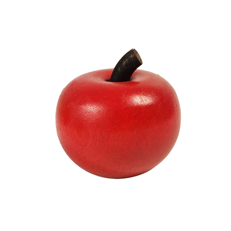 Äpple 65 mm röd betslack