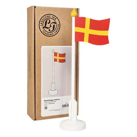 Bordsflagga skånsk 320 mm, fp