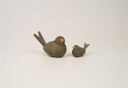 Fågel stor varmgrå bets