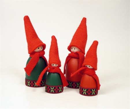 Tomte Björn röd 130 mm