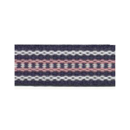 Band 15 mm blå/rosa 100m/rulle
